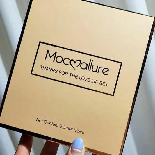 Mocallure 12pc Matte Lip gloss set